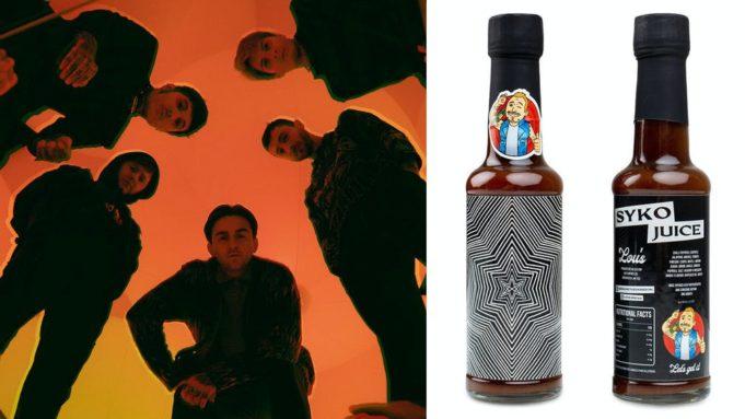 группа BRING ME THE HORIZON, запускает соус Syko Juice