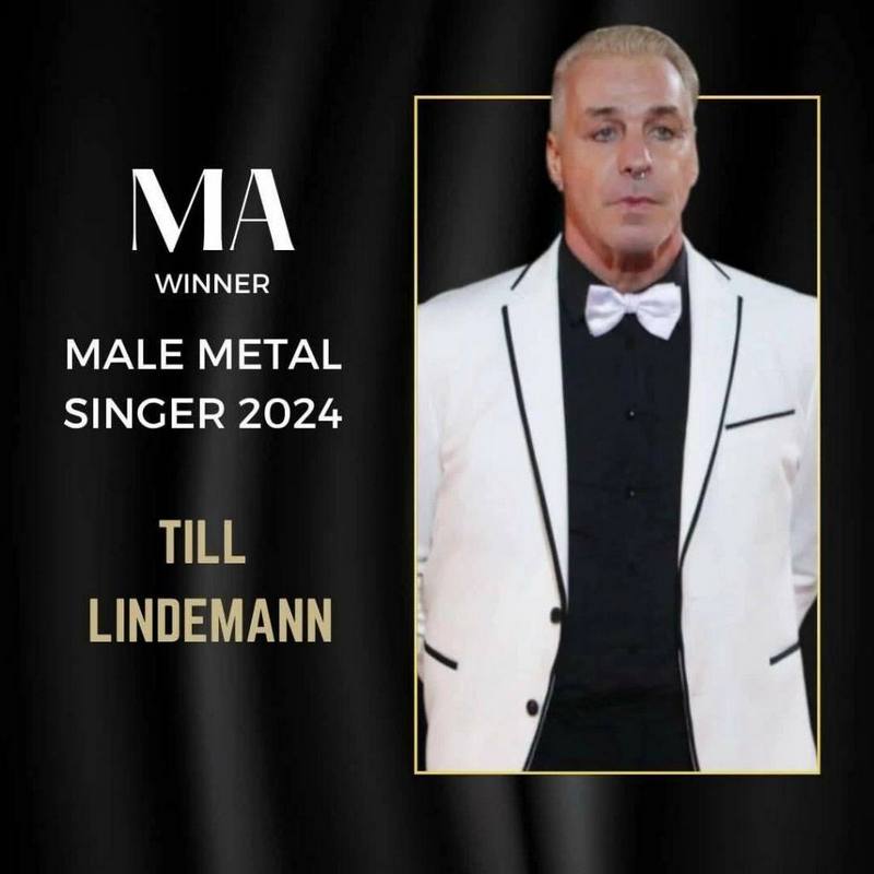 Rammstein победили в двух номинациях на Metal Award 2024