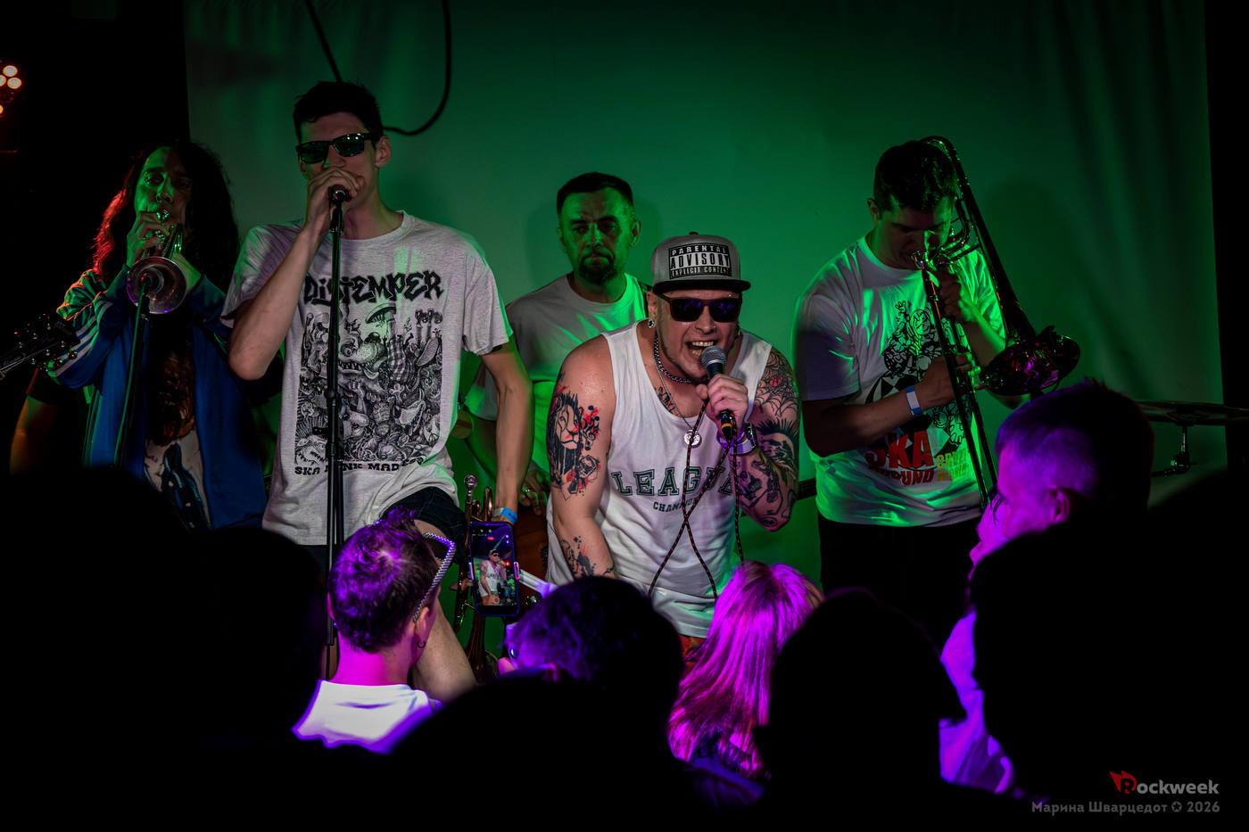группа ДУХОВНЫЕ ПРИНЦИПЫ, SKA WAVE IV, бар «Столярка и Мотри» 23/05/2026 ✪ Фотограф — Марина Шварцедот